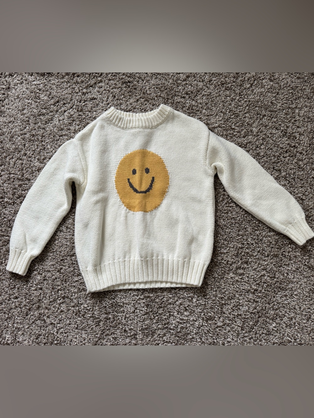 Little Co. Happy Face Sweater, 4